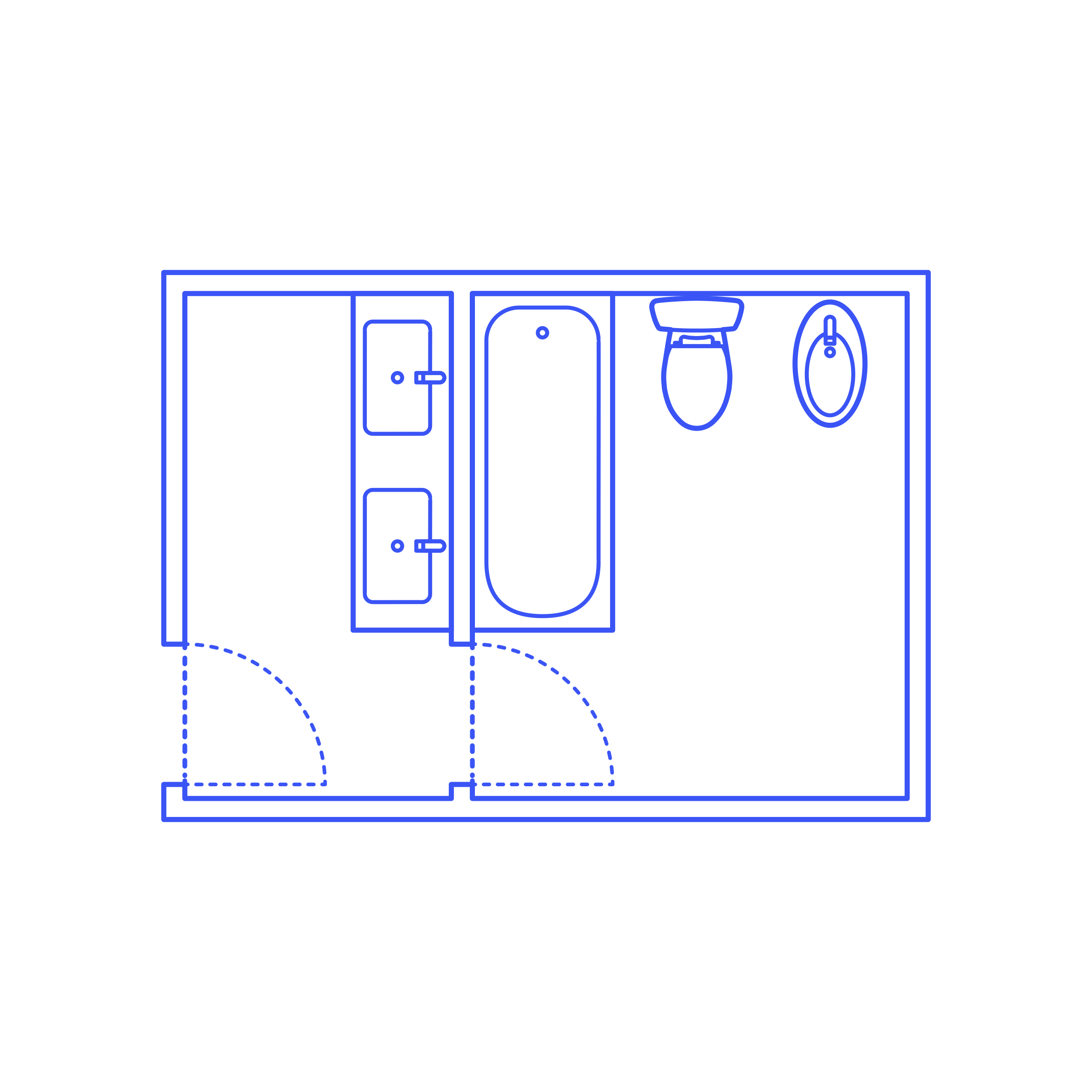 Layouts Bathrooms Primary Split Bidet L Shape Silhouette Svg Vector Free Vectors